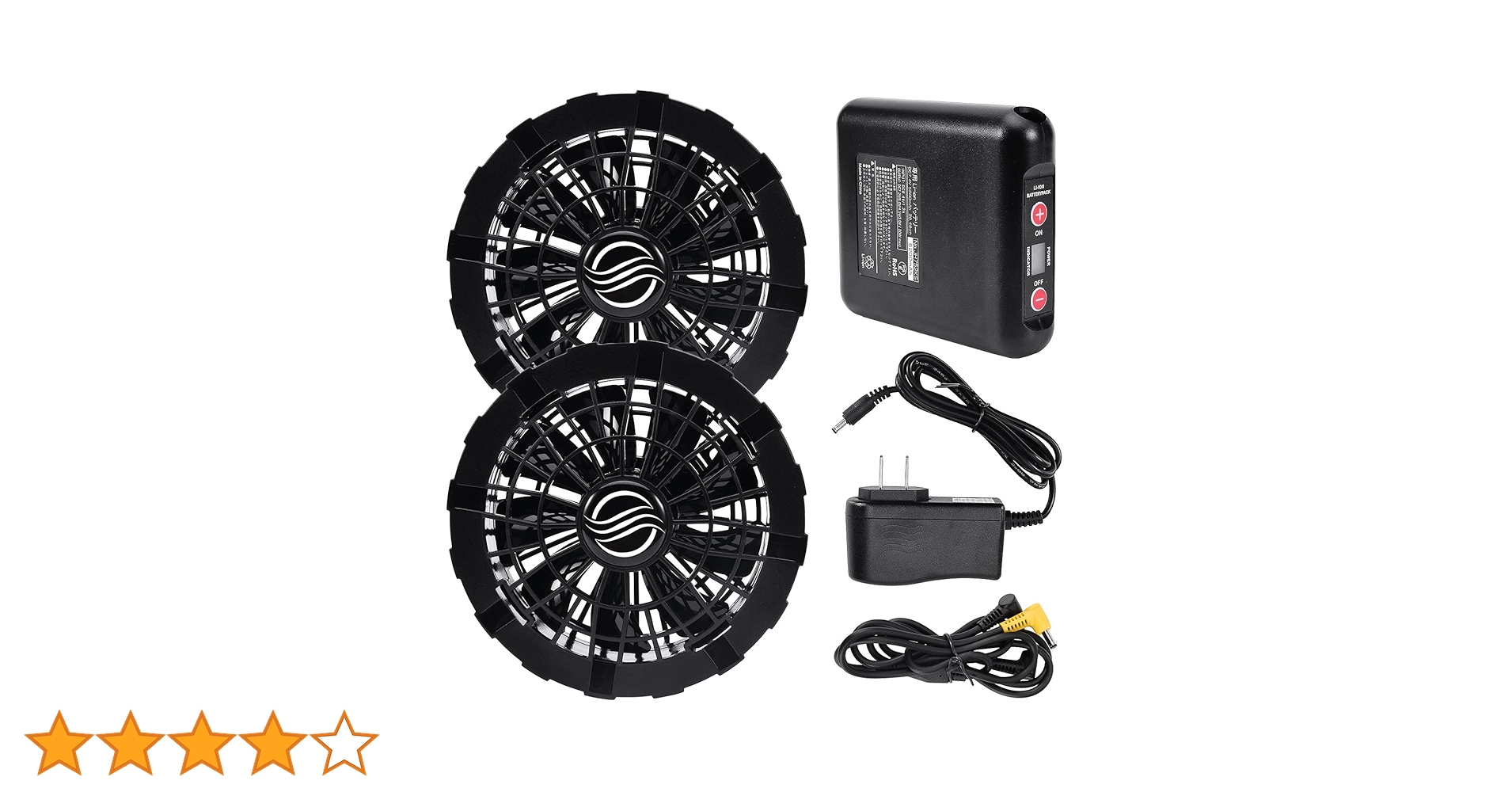 Amazon.co.jp: 作業服専用 ファンバッテリーセット 作業服ファン